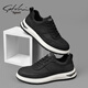 SATCHI official men's shoes autumn and winter new casual shoes sneakers men's fashion business casual canvas shoes shoes men black 41 (255mm) leather shoe size