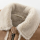 David Bella children's suede jacket winter boy's plus fleece coat baby children's clothing