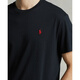 Polo Ralph Lauren 拉夫劳伦男装 经典款定制修身版型短袖T恤RL12050 001-黑色 M