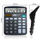 
Deli Dual Power Calculator 12-bit Large Screen Non-Voice Finance Office Desktop General Computer Office Supplies [Classic] Non-Voice + Solar Dual Power Supply 837ES