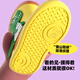 Smallly children's rain boots for boys and girls waterproof rain boots for babies lightweight non-slip water shoes for children children cartoon water boots [upgraded elastic mouth] yellow cute dinosaur size 18 size 18cm inside length 18cm
