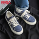 NASA XVVX CAPACIÓN OFICIAL DE LANA DE VERANO SUMERA PARA MEN Los trabajadores, transpirables zapatos casuales transpirables para hombres zapatos versátiles de moda para hombres negros 42