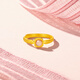 Chaohongji Pure Gold Ancient Gold Ring Birthday Gift Price Xiaoquexing SRG30006013 About 2.65g