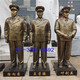 Ten marshals fiberglass sculptures figure statues soldiers national heroes model great man bronze statues custom-made red blue custom-made
