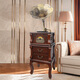 Jinmo gramophone living room American European style vinyl record player solid wood old-fashioned antique streaming sound machine retro gramophone C206 A15 brown