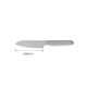 MUJI Santoku couteau de cuisine, couteau de cuisine domestique, lame en argent longueur 17cm