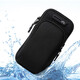Biaz Running Cell Phone Arm Bag Sports Cell Phone Arm Strap Wrist Bag Cell Phone Bag Outdoor Sports Cycling Cell Phone Protective Case Unisex Lycra Skin Fit JK863 Black Thin and Breathable * Dual-Use Arm and Wrist * Sports Arm Bag Black