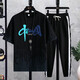 Gegusen (Gegusen) Teenager kurzärmeligte T-Shirt Boy 12-15 Jahre alte Junior- und Senior High School-Schüler Pure Cotton Clothes Big Children Handsome Sports-Anzug Trend 683 Blau (Single Short-Ärmer) 3xl (140-165jin [Jin gleich etwa 0,5 kg]))