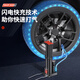 Move Iron Bicycle Pump Foot High Pressure Single and Double Pump Mountain Road Bike Portable Air Pump Accurate Air Pressure Gauge