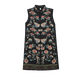 Gossip of the Prodigal Son [Light Luxury] Nuevo otoño e invierno Estilo nuevo Estilo chino Industria pesada Bordado Medio Horse Clip Chaqueta Estilo casual 6182 Black Vest XL