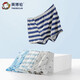 Inbolun children's underwear boys modal cotton teenager boys boxers medium-sized children's boxer shorts four pairs 15267 antibacterial style 4 pieces 175