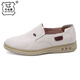 Niu Tou Men's Shoes Business Casual Father's Shoes Genuine Leather Cowhide White Leather Shoes Autumn and Winter Working Work Shoes Dad's Shoes 967 Bei White Size 38