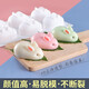 Wilkie pudding rabbit mold double skin milk jelly mold silicone cartoon three-dimensional creative bunny mousse food grade small six-link rabbit mold