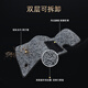 东风标致308/408/301/508/3008/4008/标志5008专用全包围汽车脚垫大包围垫 标致专用 包门槛【双层-带兜】黑色+灰色丝圈