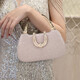 Sefulun (seefulun) double 11 evening bag fine glitter handbag women's clutch bag to hold mobile phone dress banquet bag red carpet catwalk bag champagne color