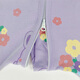 Purple flower language 100% cotton children's one-piece pajamas spring and autumn baby boys and girls anti-kicking sleeping bag purple 130