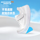 
Skechers children's sports shoes for boys and girls running shoes lightweight breathable shock-absorbing big children's small white shoes 302429L