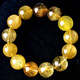 
Colorful Lotus Blonde Crystal Bracelet Gold Wire Bracelet Jewelry Chinese Valentine's Day Gift B694#10mm