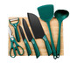 Youshang kitchen knife and cutting board full set household sharp set knife cutting board silicone kitchen utensils shovel spoon dormitory kitchen knife set 2-piece set-dark green kitchen knife and cutting board
