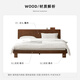 Original massives Holzbett Eiche nordisch modern
