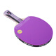 Double Happiness DHS Crazy Purple Six-Star Table Tennis Racket Horizontal Competition 7-layer Pure Wood H6001 with Ball