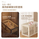 Naughty Bear Baby Game Fence Infant and Toddler Protection Fence Ground Crawling Mat Small Apartment Living Room Indoor Home Games Star Fence 180*200 [Free 50 Ocean Balls]