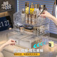 KAMAN Cosmetics Storage Box Desktop Skin Care Product Storage Rack Washstand Mask Lipstick Organizer Box 520 Gifts Three-Layer Top + Drawer*2 Transparent