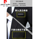 Pierre Cardin Teenage High School Adult Dress Suit Boys Formal Suit Men's Slim Jacket A Casual Graduation Clothes 1 Button Black Suit + Shirt + Belt XL (115-130Jin Jin equals 0.5kg)