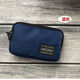 
Japanese men and women's personalized zipper short coin wallet clutch coin card bag min pocket bag storage bag black canvas small
