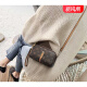 Golden Fox (FOXER) gift mobile phone small bag for women 2024 new crossbody bag summer mini one-shoulder shoulder bag brown color [Mother's Day gift for mother's practical birthday