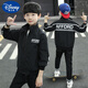
Disney boys spring jacket baseball uniform 2025 new spring and autumn handsome boys mid-to-large children's clothes thin casual jacket dark green 120 cm