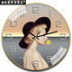 Montres, horloges murales, montres de salon de célébrités Internet à domicile, horloges murales de nouveau style, à la mode, à grande valeur, horloges en quartz sans trou, 6636 cerfs, 12 pouces (30 cm) en verre incurvé