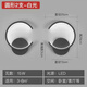 Yaoti Bedroom Bedside Warm Wall Lamp Simple Modern Living Room Background Wall Lamp Stairs Aisle Corridor Round Square Lighting Black C Pair (one left and right) Infinitely dimmable (with remote control)