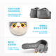 XiaoRong 0-3 years old baby girl soft sole toddler shoes kitten Velcro stable shoes cartoon home floor shoes warm beige/light pink 15.5 suitable for feet length 14-14.5cm
