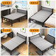 Chentao Folding Bed Household Single Bed Adult Lunch Nap Cute Reinforced Hard Board Simple Small Apartment Iron Bed 100cm Width [Upgraded Thickened Steel Frame]
