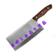 Shantou Lincun Xindeli Kitchen Knife Chrome Steel Mulberry Knife Chef's Knife Sharp Slicing Knife Heavy Duty Household i-Sharp-Free Milky White