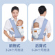 Aiyuanmei (Aiyuanmei) STRAP BÉBÉ LÉGER PORTIE À QUATRE-SAISON DE Baby-Holding pour sortir des artefacts d'été à double usage d'été Libère les mains Bihu Green [imprimer Net Craft]