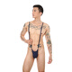 Men's sexy underwear leaking breast bra women's extremely dirty temptation underwear Gay gay sm white sexy underwear men's thong underwear boys' sexy underwear sexy underwear sexy temptation shame see-through bondage one-piece bed I passion shirt for men