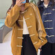 阿迪达斯 （adidas）三叶草外套男装女装夏季新款防风运动服时尚休闲立领夹克JV9256 JZ9926岩层青铜色 中式唐装汉服 S