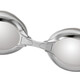 Gafas de natación galvanizadas YINGFA, impermeables y antivaho, revestimiento brillante, equipadas con tapones para los oídos con agente antivaho, montura grande clásica y cómoda Y2800M, revestimiento gris (con agente antivaho + tapones para los oídos)