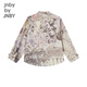 Jnby by JNBY Jiangnan Buyi children's clothing autumn long-sleeved lace shirt jacket colorful print boys and girls 1N7210410 129 beige colorful mixed color 110 cm