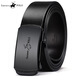 EMRENEWPOLO Paul belt men's genuine leather inner wear automatic buckle Valentine's Day pure belt casual business youth belt hot sale - black - gift box 115cm weight 140 - 160 Jin Jin equals 0.5 kg