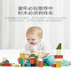 Montessori Unterrichtshilfen Frühschulfarbe Farbkognition Baby Aufklärung digitaler Baustein Versammlung Kinderspielzeug Montessori Prince Mom 54 Bunte Bausteine Holz Holz