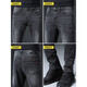 Canelin Kiskha High-End-Männer 2025 Frühlings- und Herbst-Jeans für Männer strecken schlanke Füße lässige lockere lange Hosen für Männer 1048 Black 36