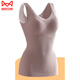 
Cat Man (MiiOW) shaping body vest for women without marks, breast straps, no wear bra, large size belly, small belly body shaping jacket, khaki L