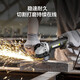 威克士（WORX）WU826角磨机1100瓦工业级打磨开槽抛光切割机磨光机手磨机手砂轮 WU826 1100W-后开关-碳刷套餐