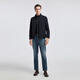 YOUNGOR single jacket men's single jacket single jacket flat, stylish elastic and comfortable feel delicate 3-color combination Navy blue VJJK434964FQA L 175/96A