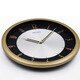 SEIKOseiko Japanese Seiko Clock Fashionable simple clock metal clock face 12-inch living room hanging watch wall clock Gold 753AG
