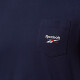 Reebok锐步官方情侣款TEE纯色休闲基础LOGO款舒适圆领经典短袖T恤 FT7373_藏青色 M