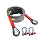 Termina del remolque de automóvil 20 toneladas 30 toneladas de rescate anti-smash en negrita extratiradora de remolque de remolque fuera de carretera resistente especial de desgaste 5 metros 5 toneladas bolsas de almacenamiento de gancho de acero en forma de U